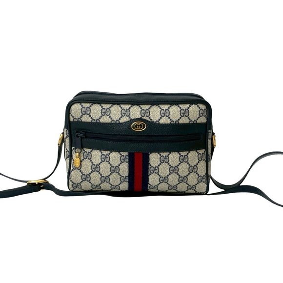 GUCCI Red Leather Shoulder Bag - Picture 1 of 10